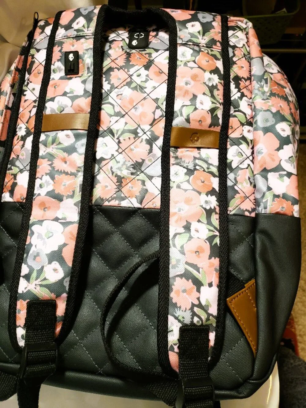 Skullcandy 18” Deep Laptop Backpack Pink Floral School Campus Daypack